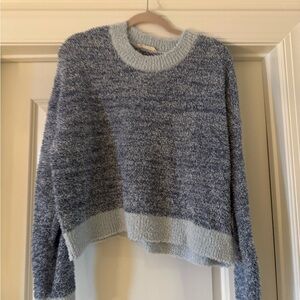 Michael Stars Blue Crew Neck Sweater with Medium Weight Knit - never worn!